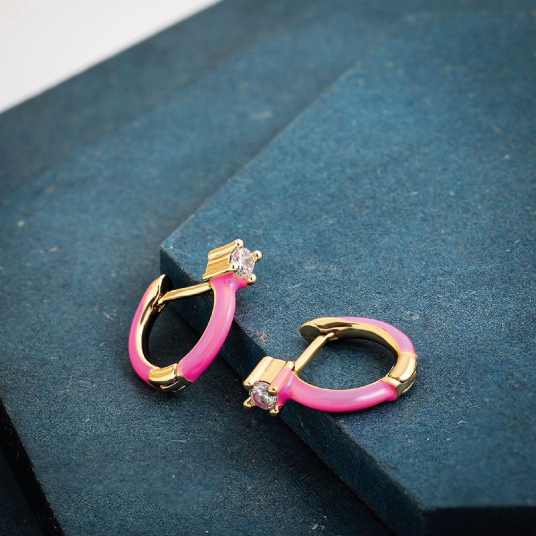 Flirt Huggie Earrings-6